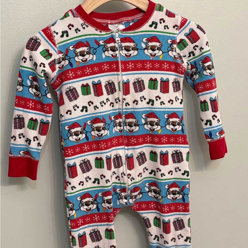 Buc-ee’s Christmas Kids Footie Pajamas